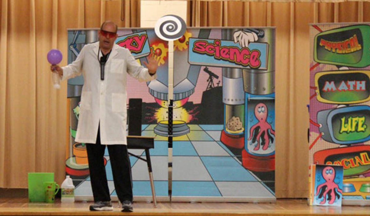 Hands-Off assembly show, school assembly show, virtual assembly, science assembly show, scheer genius assembly shows
