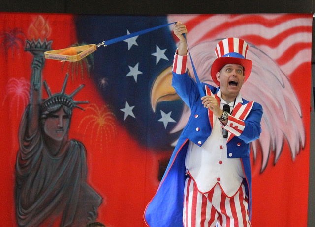 Uncle Sam's Comedy Jam Assembly Show is the perfect school assembly show to teach about The US Constitution and Bill of Rights.