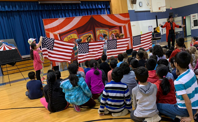 In our popular Diversity Circus elementary school assembly show, we teach  students to be F.A.I.R. and stress important character traits like respect and inclusion.