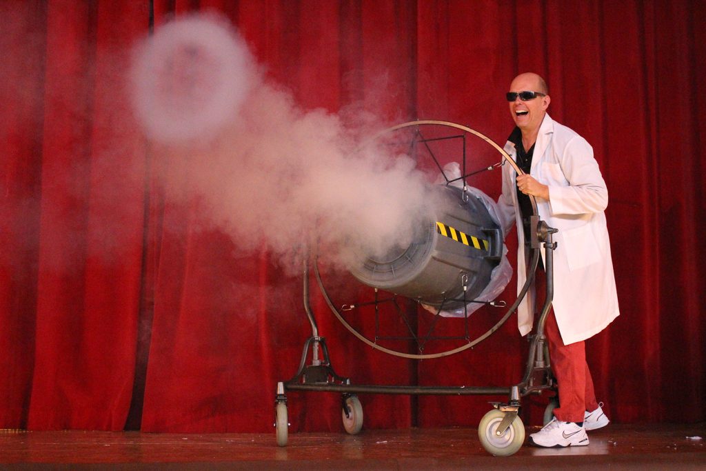 In elementary schools across the country, the most in-demand assembly show is undeniably science-related. Learn about the Wacky Science Show.